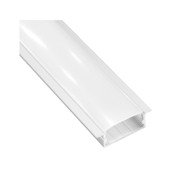 Perfil de Aluminio Embutido Blanco 2407 IP33