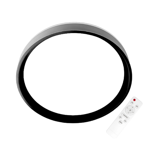 [MAT.K.753104890-1] Lámpara Sobrepuesta LED Negra 48W Tricolor 